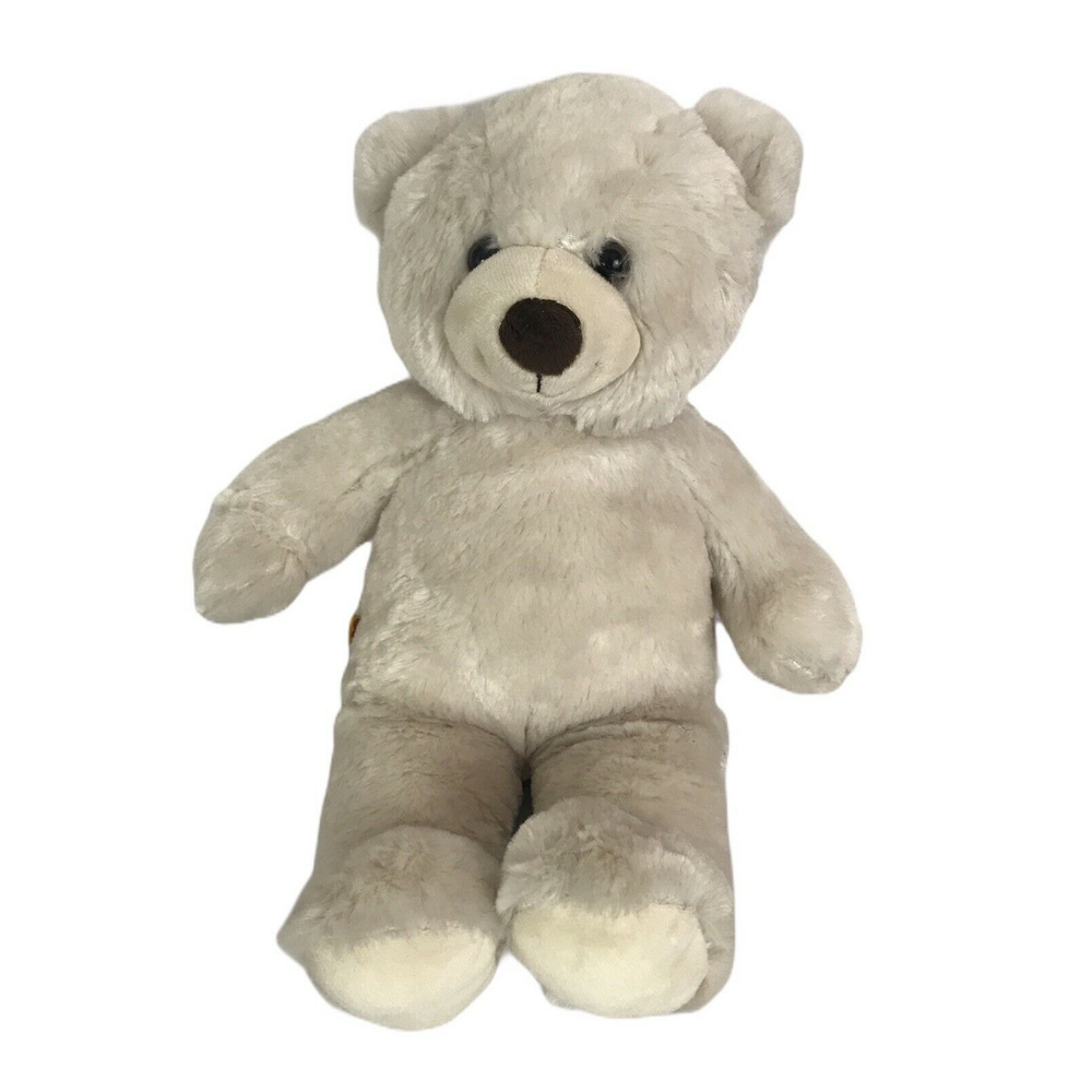 Build A Bear Bear Collection Cream Color 15" Stuffed Animal Soft Toy Gift